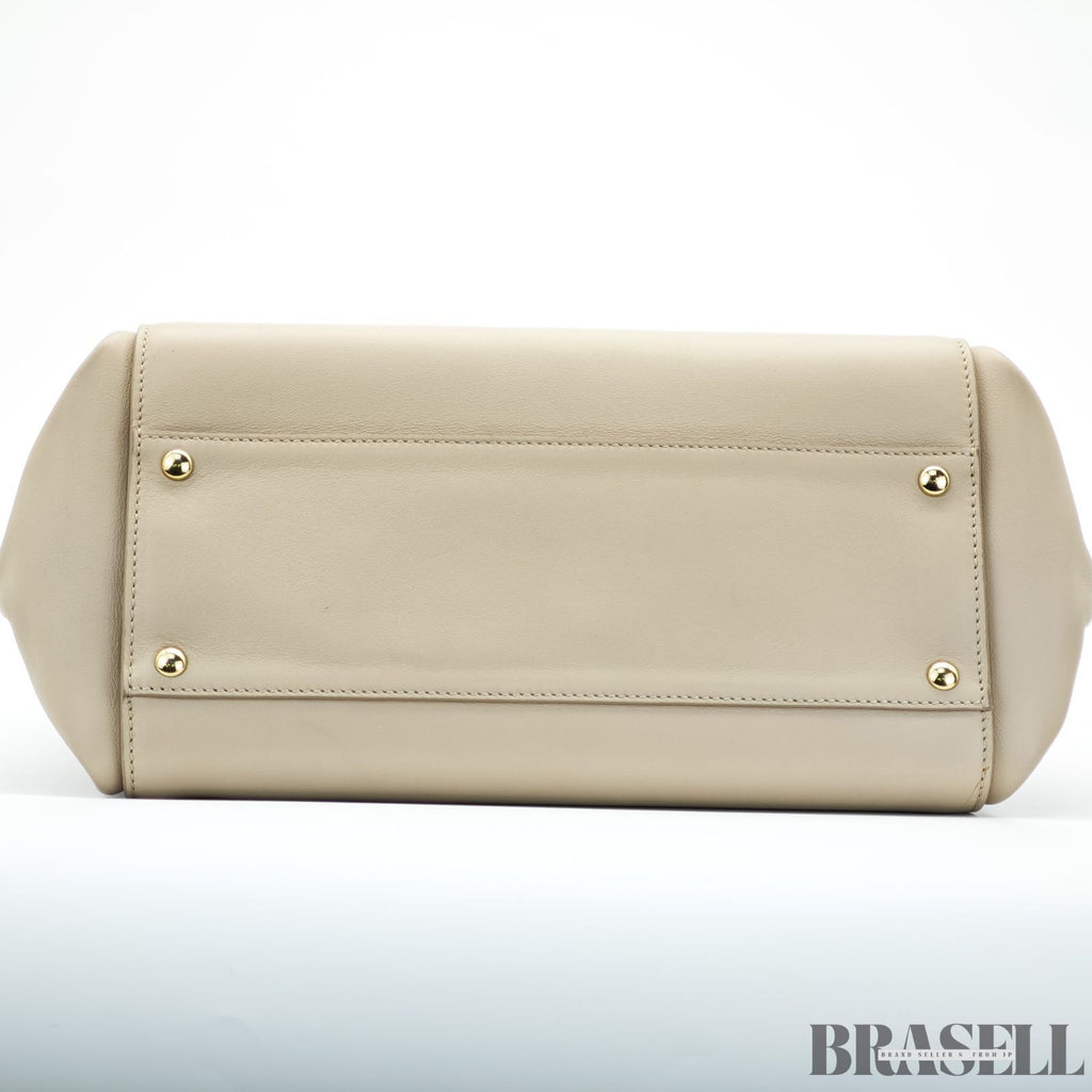Ferragamo フェラガモ ガンチーニ2WAYバッグ ショルダーバッグ ハンドバッグ ベージュ レディース ショルダーストラップ【ブランド/Brand】 　