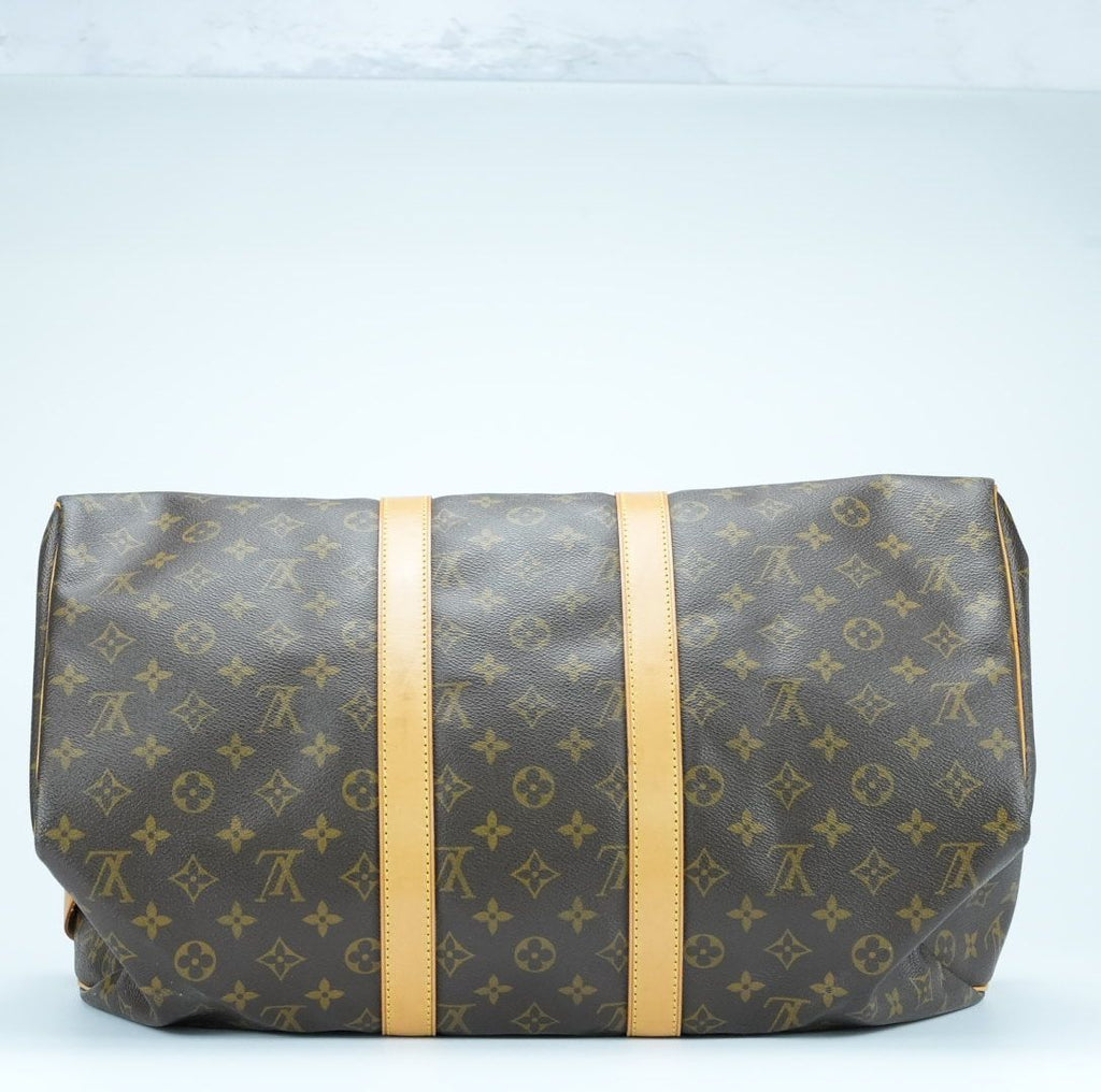 LOUIS VUITTON ルイ・ヴィトン キーポル45 M41428 ボストンバッグ 旅行 大容量 ブラウン レディース メンズ 保存袋 パドロック 鍵