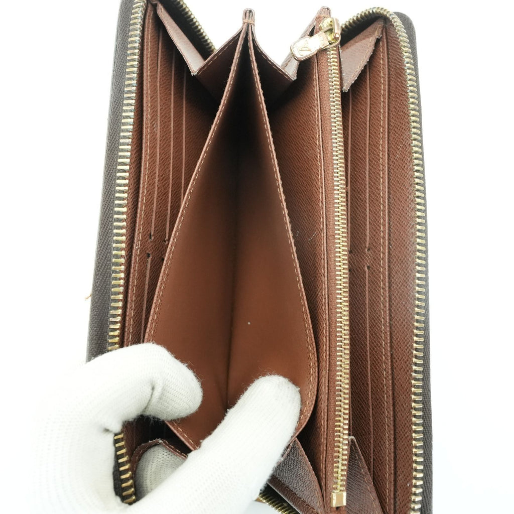 LOUIS VUITTON ルイ・ヴィトン ジッピーウォレット M41895 長財布 ブラウン レディース メンズ 箱