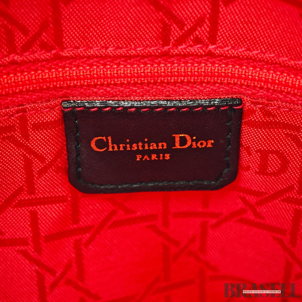 Dior ディオール レディディオール ラージ バッグ 2way ブラック レディース 保存袋 ショルダーストラップ