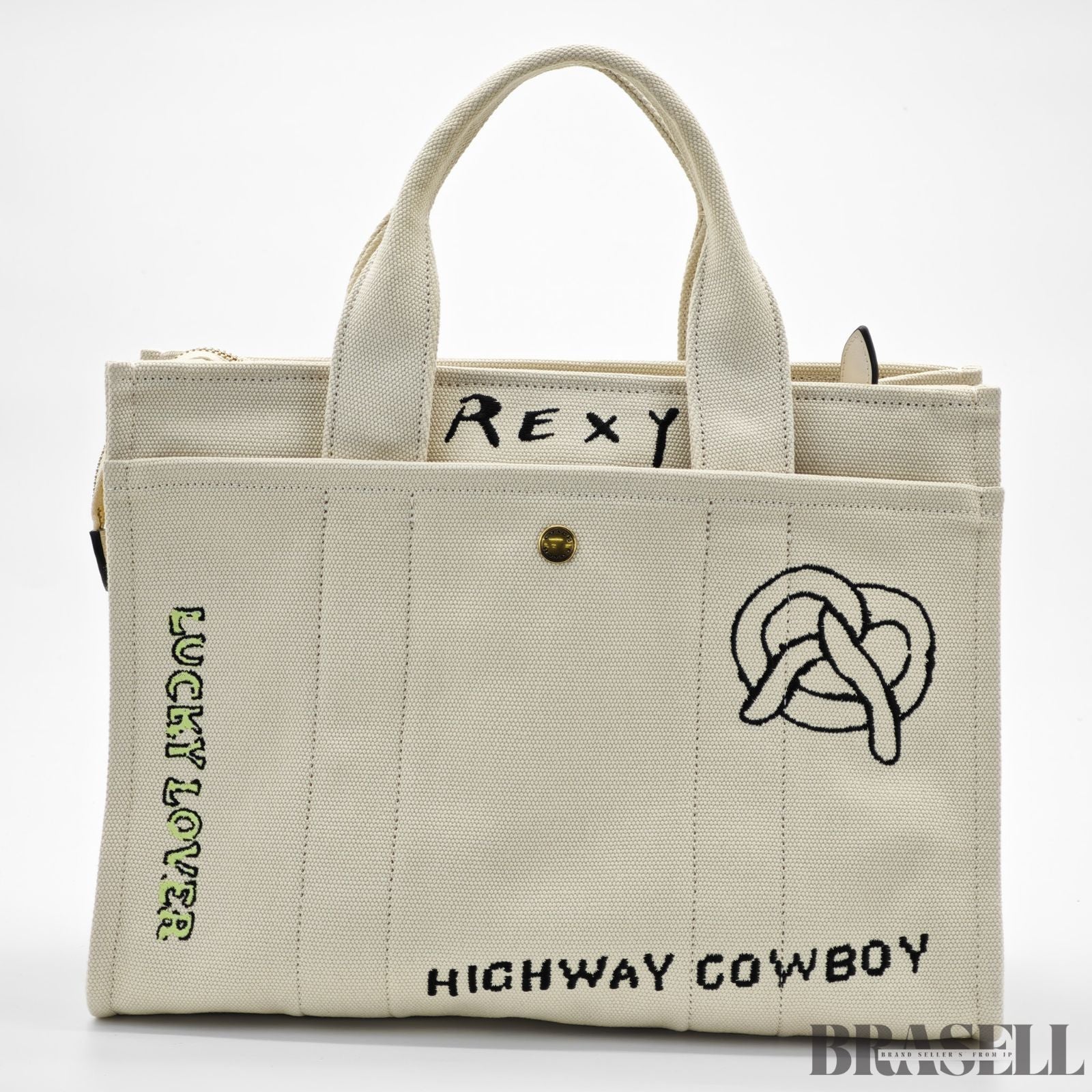 COACH コーチ カーゴトートバッグ スケッチプリント バッグ 2way ショルダーバッグ ハンドバッグ 刺繍 ファンシー 可愛い ホワイト レディース 保存袋 ショルダーストラップ