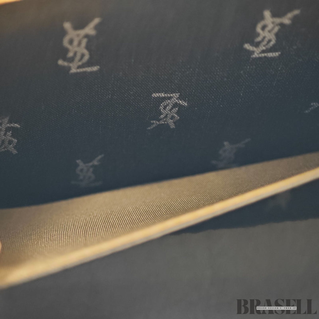 Yves Saint Laurent  イヴ・サンローラン ヴィンテージ ケリー型 トップハンドルバッグ ロゴ金具  バッグ ハンドバッグ フラップ ベージュ レディース メンズ 箱 保存袋