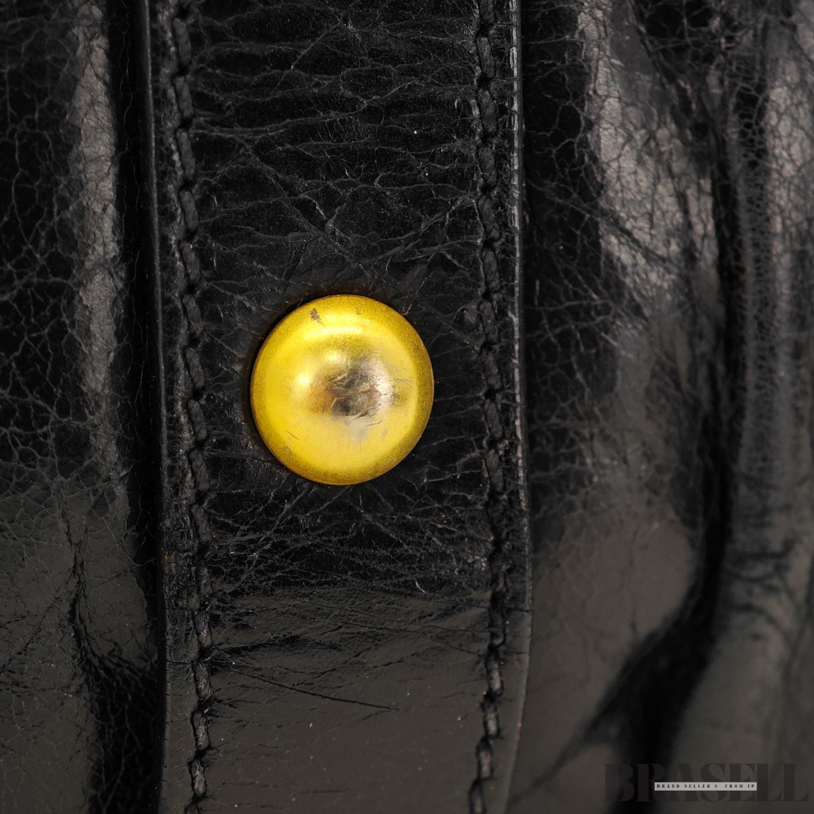 miu miu ミュウミュウ ギャザー ハンドバッグ RT0383 バッグ ショルダーバッグ 2way ブラック レディース ショルダーストラップ