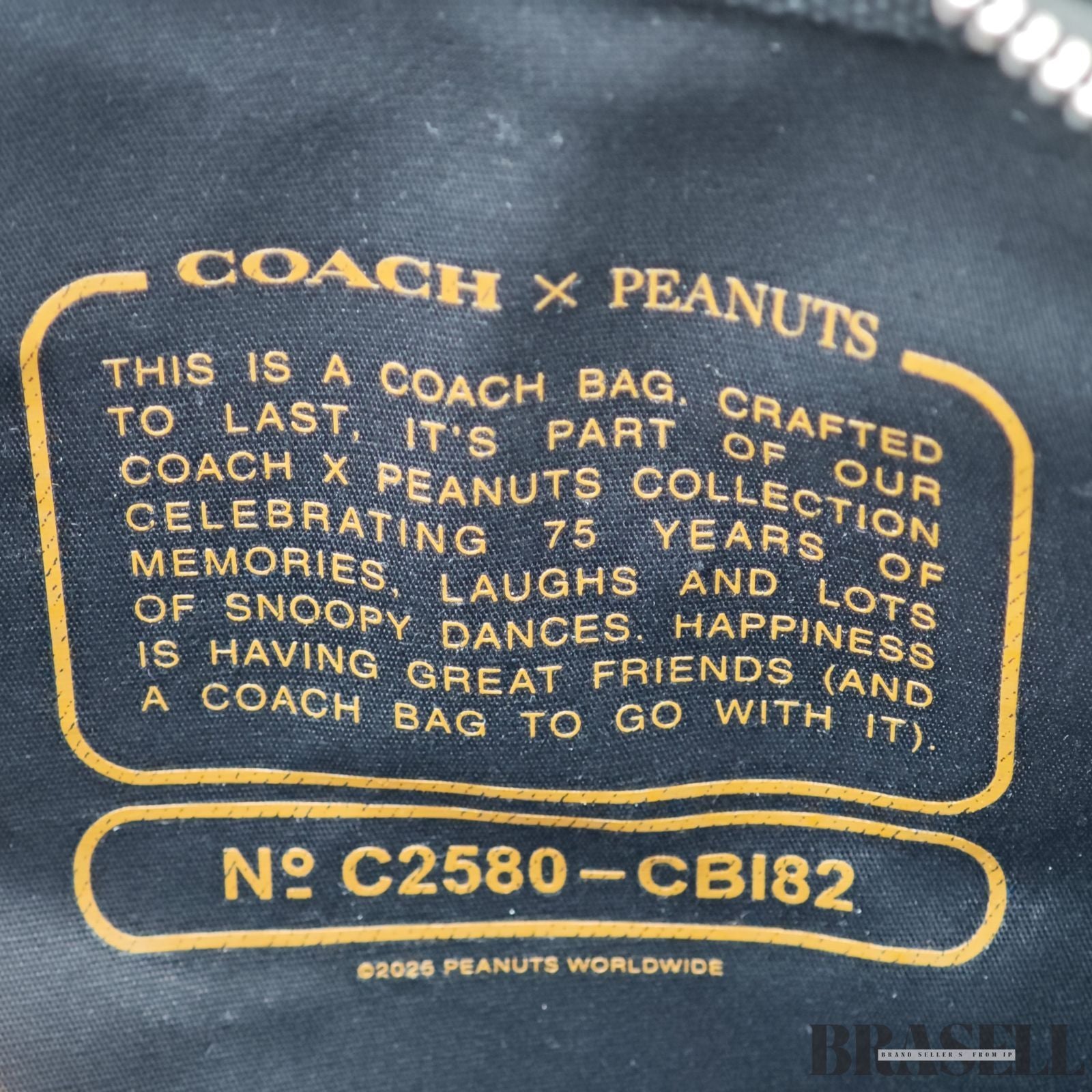 COACH コーチ カーゴ カメラ バッグ・スヌーピー プリント ショルダーバッグ 小さめ コンパクト キャラクター ブラック レディース メンズ 保存袋